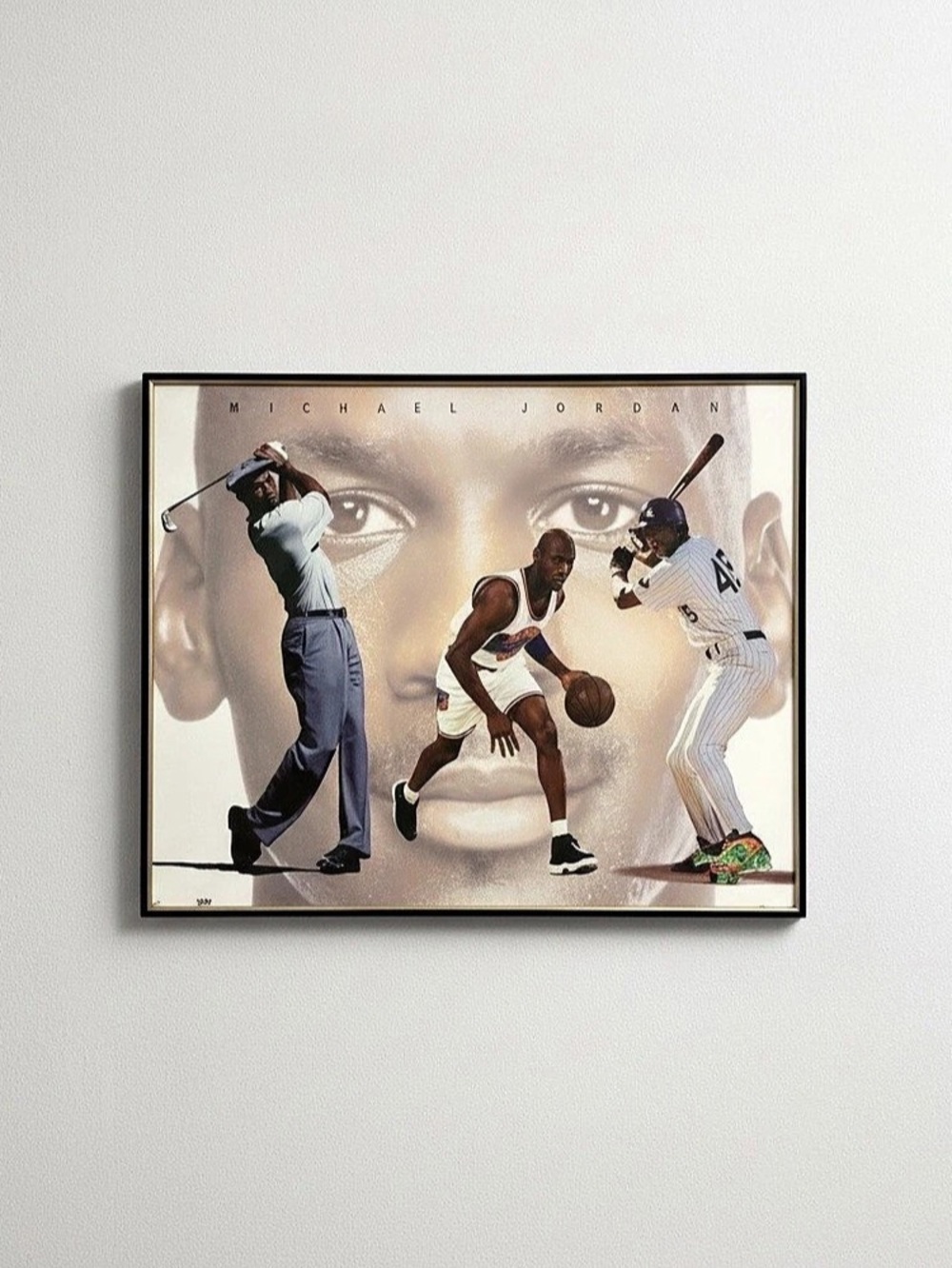 Michael Jordan Framed Basketball Wall Art